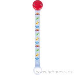 Textilní šňůra na dudlík autíčko a kačenka