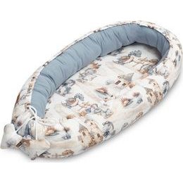 Hnízdečko pro miminko z mušelínu, Dráček, jeans