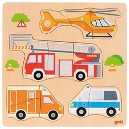 Záchranáři - vkládací puzzle, 12 dílů