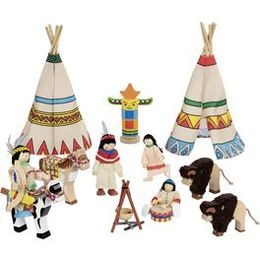 Panenky do domečku - indiáni, 14 dílů
