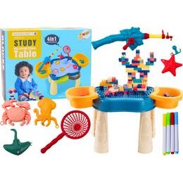 Multifunkční stůl 4v1 se stavebnici
