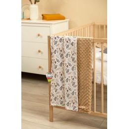 Sensillo Dětská pletená bambusová deka do kočárku 100x80 cm máta