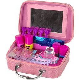 Lak na nehty s třpytkami a šablonami pro dívky