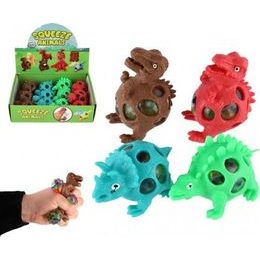 Dinosaurus antistresový mačkací - mix 4 barvy