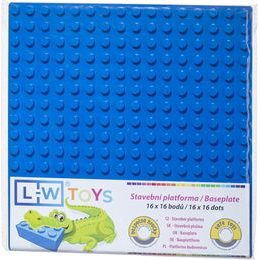 Podložka na stavění JUNIOR modrá 16x16 bodů