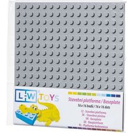 LW Toys Oboustranná deska 16 x 16 (bodů) - světle šedá