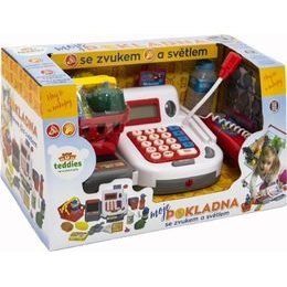 Supermarket pro děti s doplňky Express hnědý