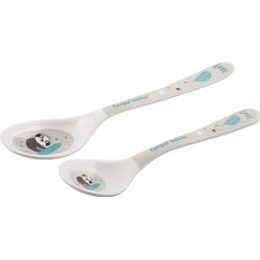 Canpol Babies Melaminové lžičky 2 ks, Exotic Animals - šedá