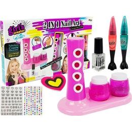 Sada k lakování nehtů s dávkovačem třpytek