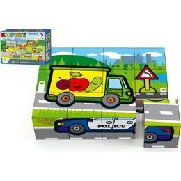 Kostky Moje první auta 12ks