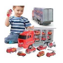 Hasičský nákladní automobil/transportér + 6 aut