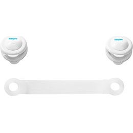 BabyOno pojistky na šuplíky a ledničky 2 ks bílá