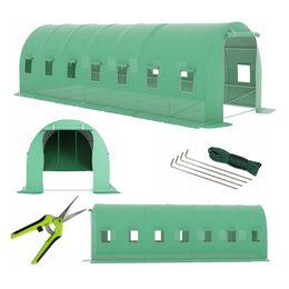 Zahradní fóliovník 8x3x2m zelený