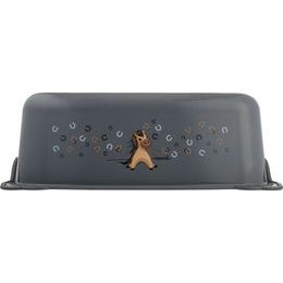 MALTEX nočník 2K s hrací skříňkou Zebra světle modrý