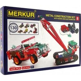 Stavebnice MERKUR 8 130 modelů 1405ks 5 vrstev
