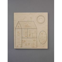 Dom drevené puzzle