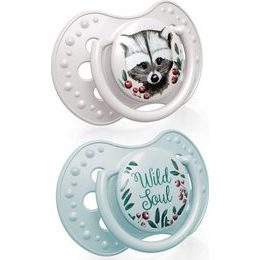 LOVI 22/882 Dynamický silikonový dudlík 0-3m 2 ks Wild Soul Boy
