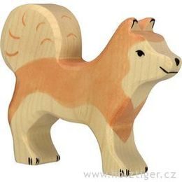 Sibiřský husky - zvířátko ze dřeva