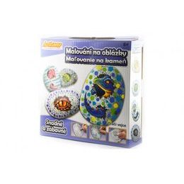Malování na oblázky/kameny Dračí vejce kreativní sada v krabičce 15x14,5x4cm