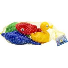 Hračka do vany - mini basketbalový koš se psem a rybičkami