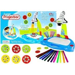 Dětský projektor ve tvaru rakety + 36 obrazových vzorů