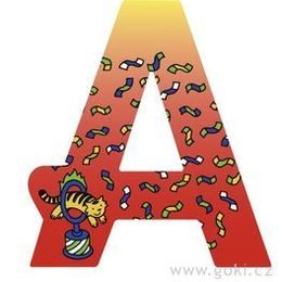 Ozdobné písmeno ze dřeva A