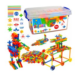 Stavebnice slámky 500 ks