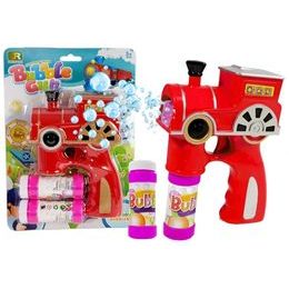 Majlo Toys bublifuk na baterie Lokomotiva červená