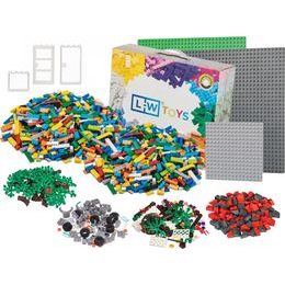 LW Toys Velká podložka na stavění 50x50 bodů limetková