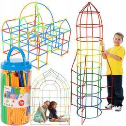 Kreativní stavebnice ze slámek Straws Blocks 300 dílků