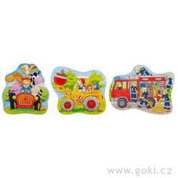 Netradiční obrysová puzzle ze dřeva, 18 - 22 díly