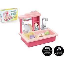 Dřez na mytí nádobí modrý s doplňky