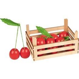 Třešně v dřevěné přepravce, 6 ks