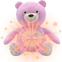 Chicco medvídek s projektorem růžová