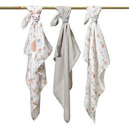 Akuku Dětská osuška s kapucí 100x100cm SOVIČKA ecru