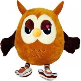 Tulilo Plyšová hračka, polštářek Sova Aldona, 31 cm, hnědá