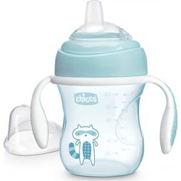 Chicco hrneček učíme se s držadly 200 ml modrá mýval