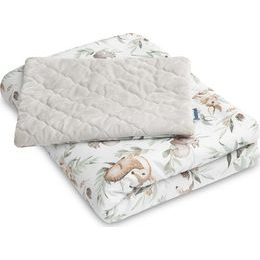 Sada do postýlky plyš karo srnky