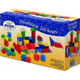 Dřevěné Kostky stavebnice 100ks