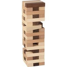 Zábavná hra - Jenga přírodně barevná, 51 dílů