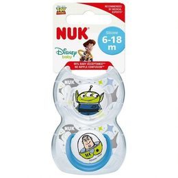 Nuk Dudlík silikonový Trendline Toy Story 6-18m, 2ks modrý