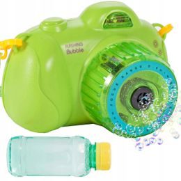 Bublifuk na baterie fotoaparát Flashing Bubble zelený