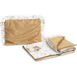 Sada do kočárku Sensillo Velvet s volánky - sladké sny