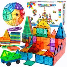 Magnetická stavebnice Magnetic Tiles 130 dílů