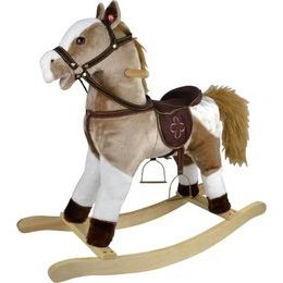 Houpací kůň bílo růžový se zvuky - Unicorn