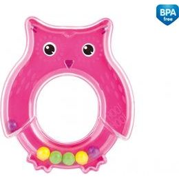 CANPOL babies Chrastítko sova růžová