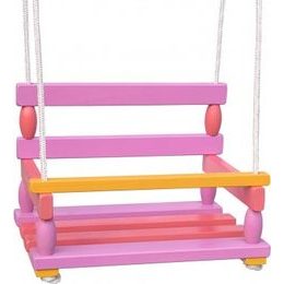 Dřevěná Houpačka - růžová