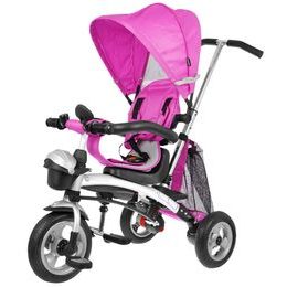Majlo Toys dětská tříkolka 3v1 Sportrike AIR s nafukovacími koly růžová