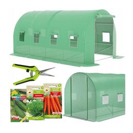 Zahradní fóliovník 4x2,5x2m zelený