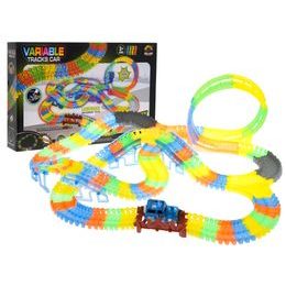 Svítící autodráha s autíčkem na baterie 227 dílků Variable Tracks